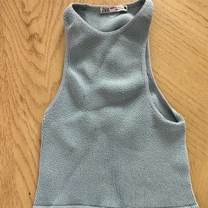 Zara Sleeveless Crop Top